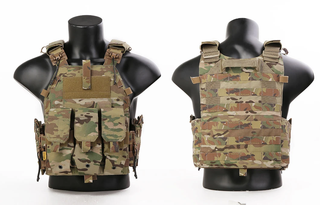 Emersongear 500d Cordura Nylon Quick Release Tactical Combat Vest Tactical Gear Multicam Plate Carrier Vest